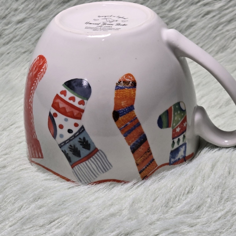 Harvest Greene Studio Dog Dachshund Coffee‎ Mug Christmas Stocking With Doxie - Picture 6 of 6